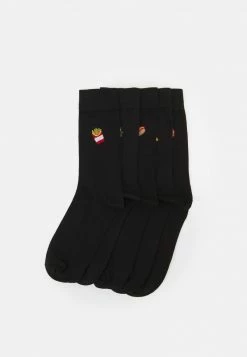 Pier One Hombre 5 PACK - Calcetines - Black