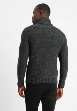 Pier One Hombre Jersey De Punto - Mottled Dark Grey -PIER ONE Ventas 61a86e44e5094b75a405aac4d1fb9803