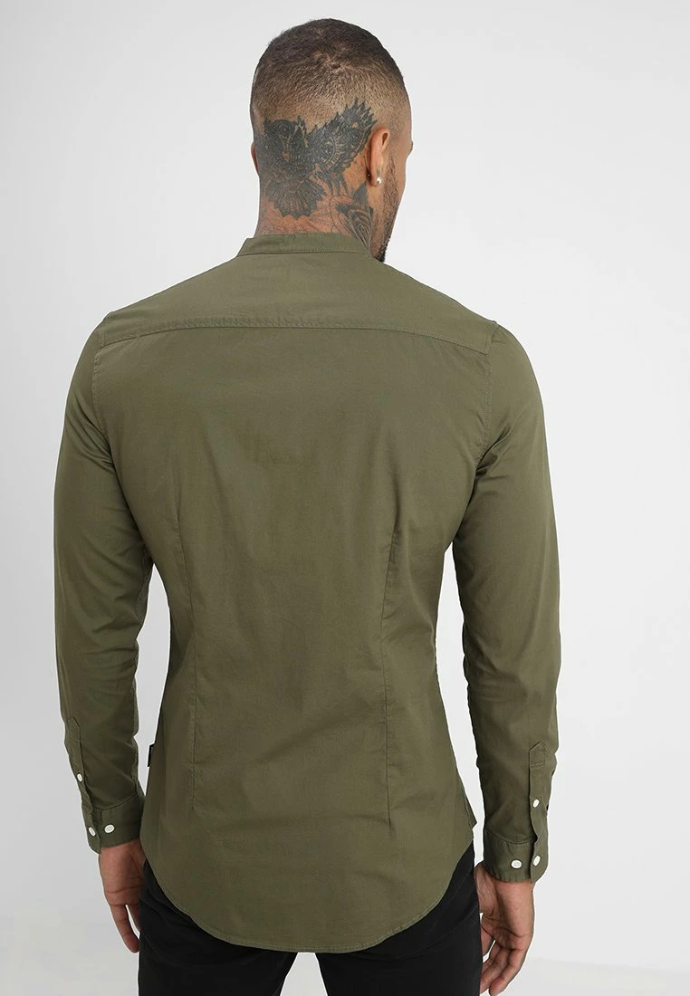 Pier One Hombre Camisa - Oliv 5 Pier One Hombre Camisa - Oliv - Imagen 3