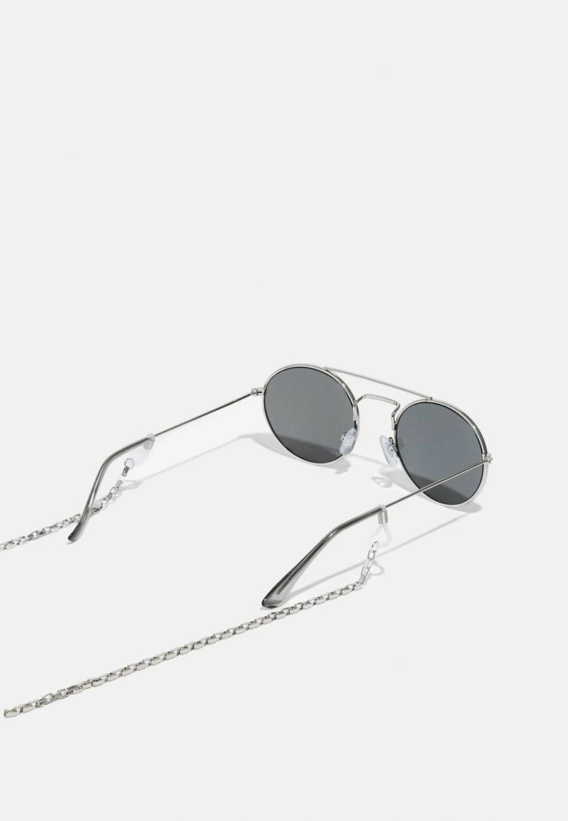 Pier One Unisexo UNISEX - Gafas De Sol - Silver-coloured/black 4 Pier One Unisexo UNISEX - Gafas De Sol - Silver-coloured/black - Imagen 2
