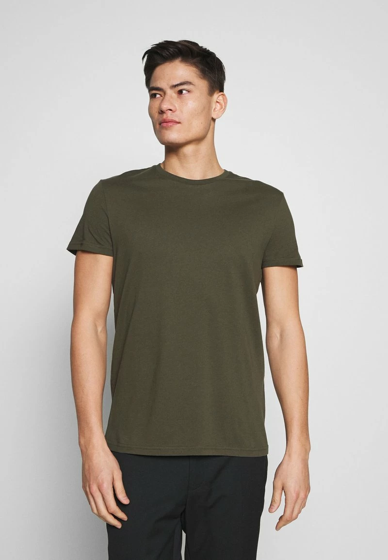 Pier One Hombre 5 PACK - Camiseta Básica - Olive/ White/ Navy /yellow /black 6 Pier One Hombre 5 PACK - Camiseta Básica - Olive/ White/ Navy /yellow /black - Imagen 4