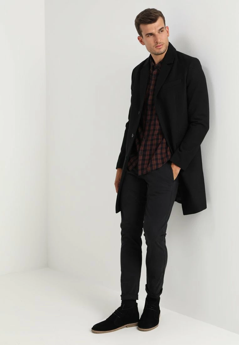 Pier One Hombre Abrigo Clásico - Black 4 Pier One Hombre Abrigo Clásico - Black - Imagen 2