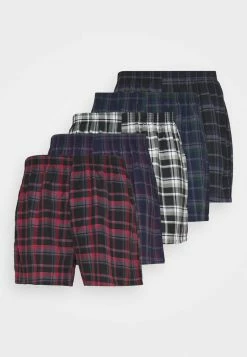 Pier One Hombre 5 PACK - Boxer - Black /dark Blue /dark Green