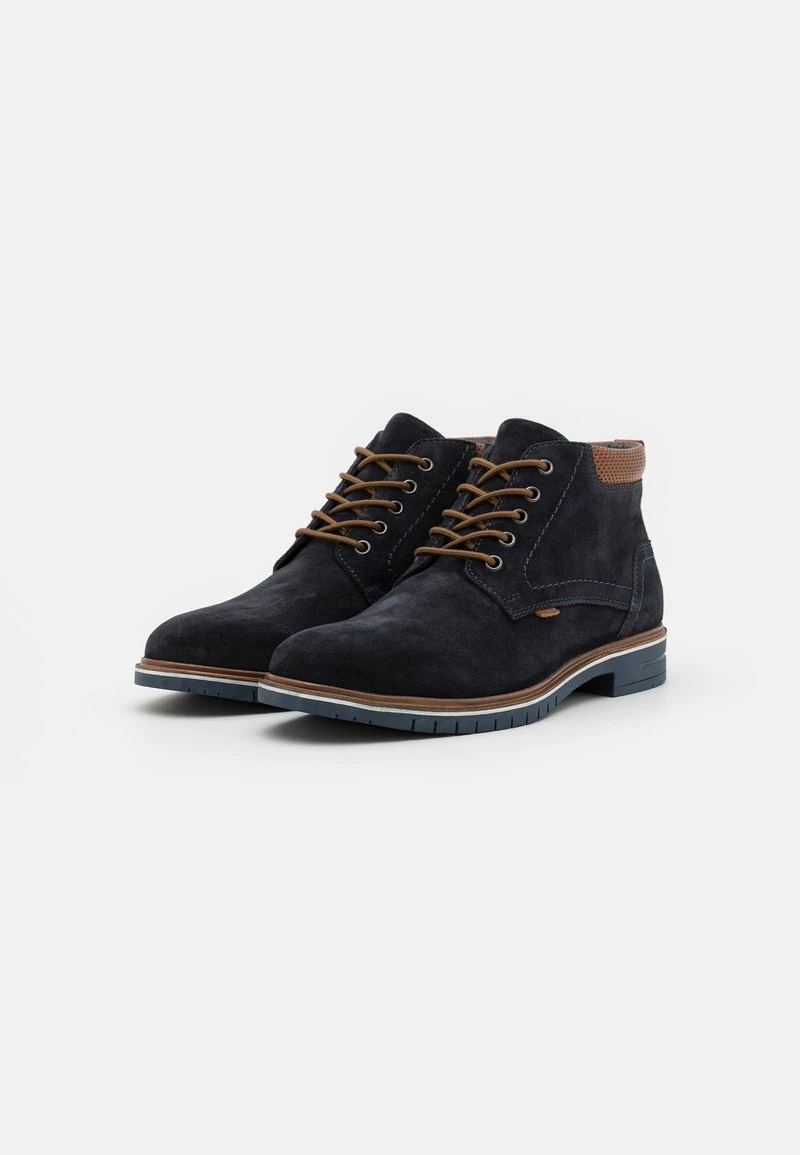 Pier One Hombre LEATHER - Botines Con Cordones - Dark Blue 4 Pier One Hombre LEATHER - Botines Con Cordones - Dark Blue - Imagen 2