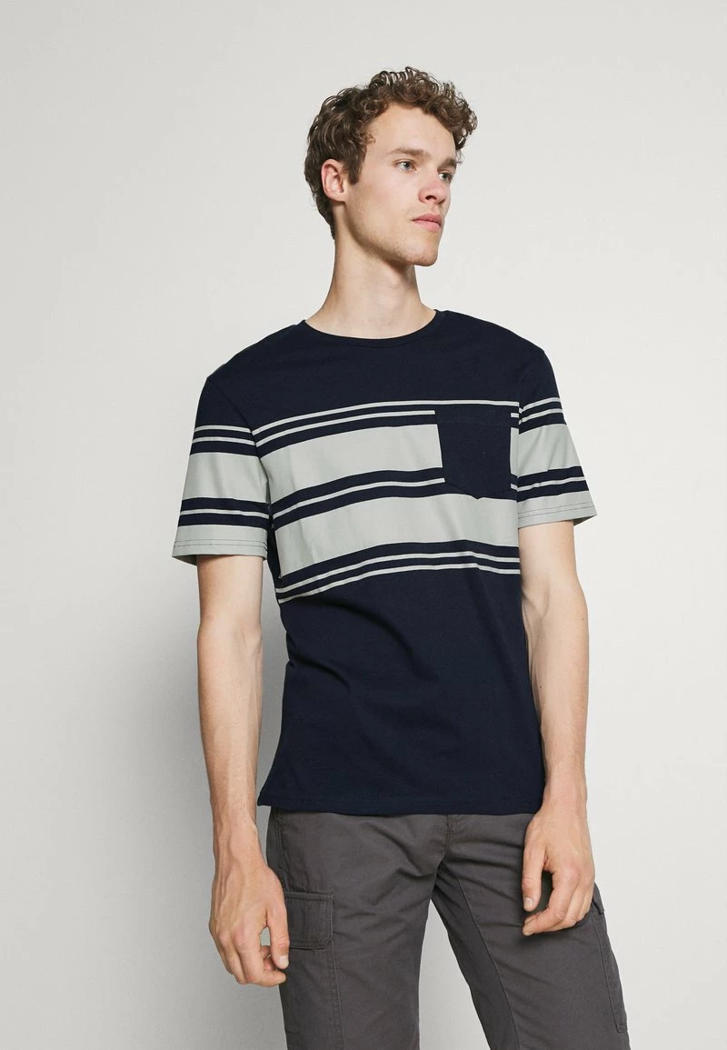 Pier One Hombre Camiseta Estampada - Dark Blue 3 Pier One Hombre Camiseta Estampada - Dark Blue