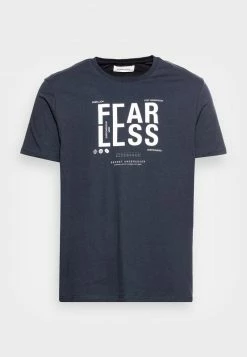 Pier One Camiseta Estampada - Dark Blue, Hombre -PIER ONE Ventas 6ac0663a04d54d14b7a35565d8bbbf62