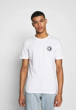 Pier One Hombre SUN MOON TEE - Camiseta Estampada - White