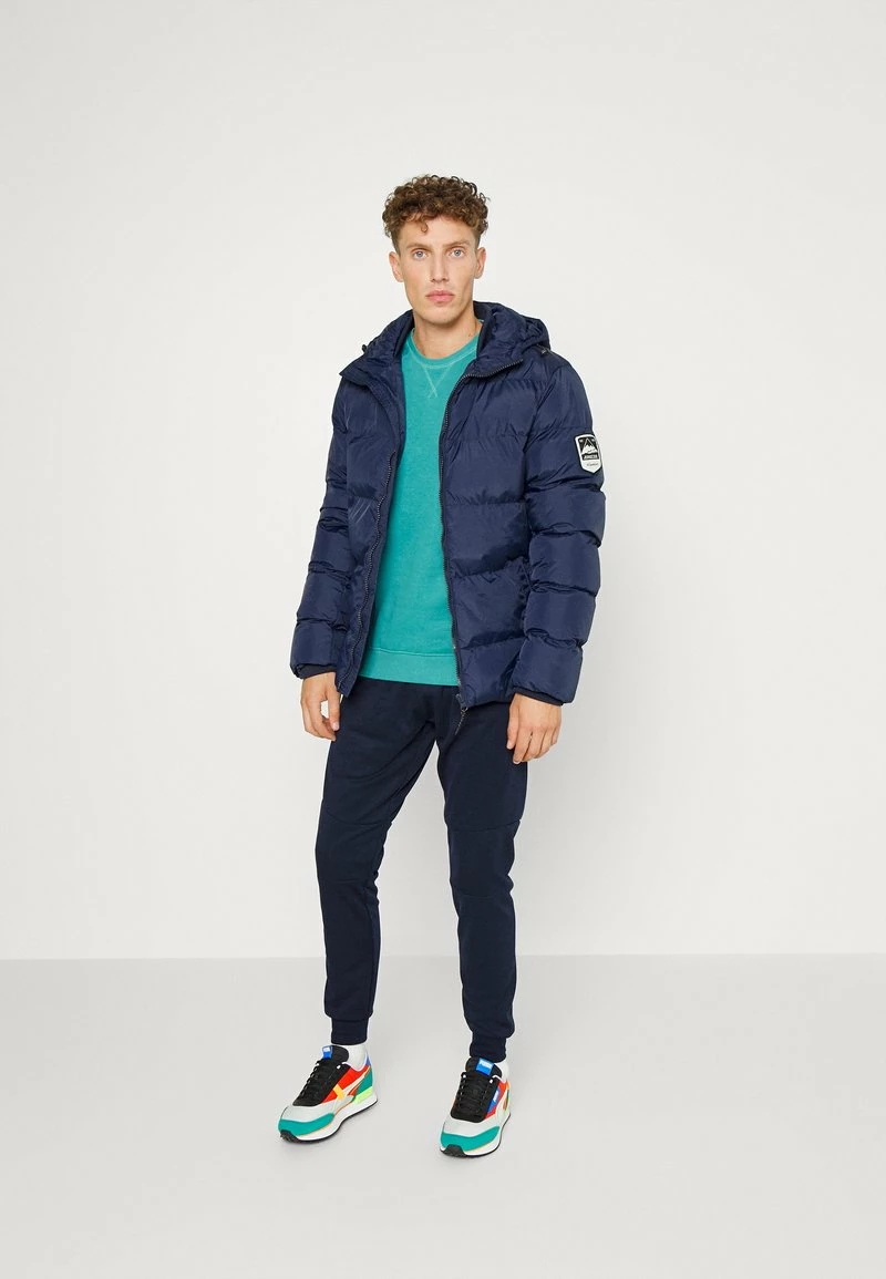 Pier One Hombre 3 PACK - Sudadera - Black/stone/blue 3 Pier One Hombre 3 PACK - Sudadera - Black/stone/blue