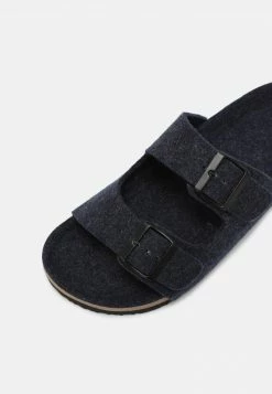 Pier One UNISEX - Sandalias Planas - Dark Blue, Unisexo -PIER ONE Ventas 6db3d7059e5b43c7ac98150f077a09c8