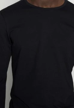 Pier One Hombre 2 PACK - Camiseta De Manga Larga - Black -PIER ONE Ventas 6fb881997b8a4876aeba003fd4d9057f