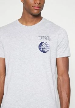 Pier One Hombre GRAPHIC T-SHIRT - Camiseta Básica - Mottled Grey -PIER ONE Ventas 70956178d1ef4d6b9a27e61a940ba596