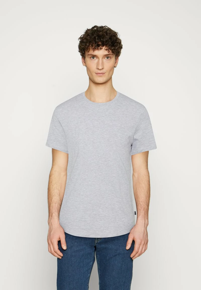 Pier One Hombre 5 PACK - Camiseta Básica - Mottled Brown/mottled Light Grey/mottled Dark Grey 3 Pier One Hombre 5 PACK - Camiseta Básica - Mottled Brown/mottled Light Grey/mottled Dark Grey