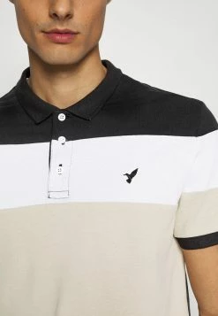 Pier One Hombre Polo - Black/sand -PIER ONE Ventas 71d505c14ba54f12b51073fc5c880d83