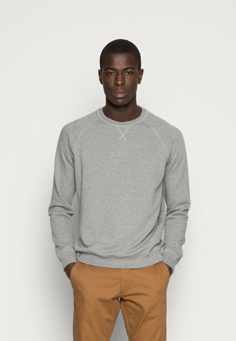 Pier One Hombre 2er Pack CREW NECK - Sudadera - Mottled Light Grey/black 4 Pier One Hombre 2er Pack CREW NECK - Sudadera - Mottled Light Grey/black - Imagen 2
