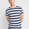 Pier One Hombre Camiseta Estampada - Dark Blue/white -PIER ONE Ventas 7321530a07b844b3b835fa112b3423ec