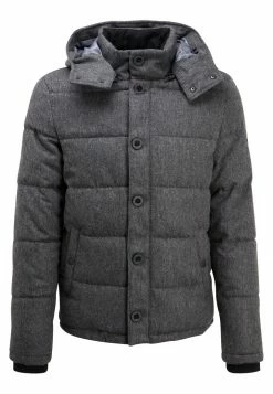 Pier One Hombre HOODED - Chaqueta De Invierno - Grey Melange -PIER ONE Ventas 7454b54ee791466c972bb2db1401f09a