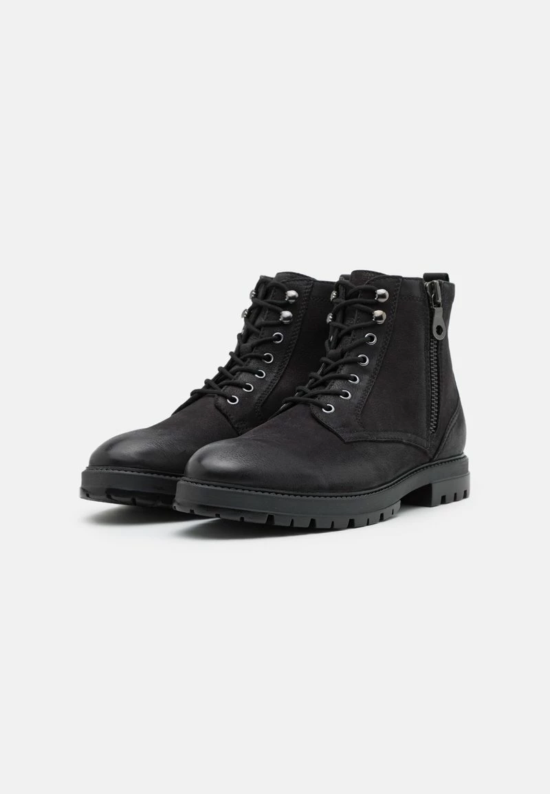 Pier One Hombre LEATHER - Botines Con Cordones - Black 4 Pier One Hombre LEATHER - Botines Con Cordones - Black - Imagen 2