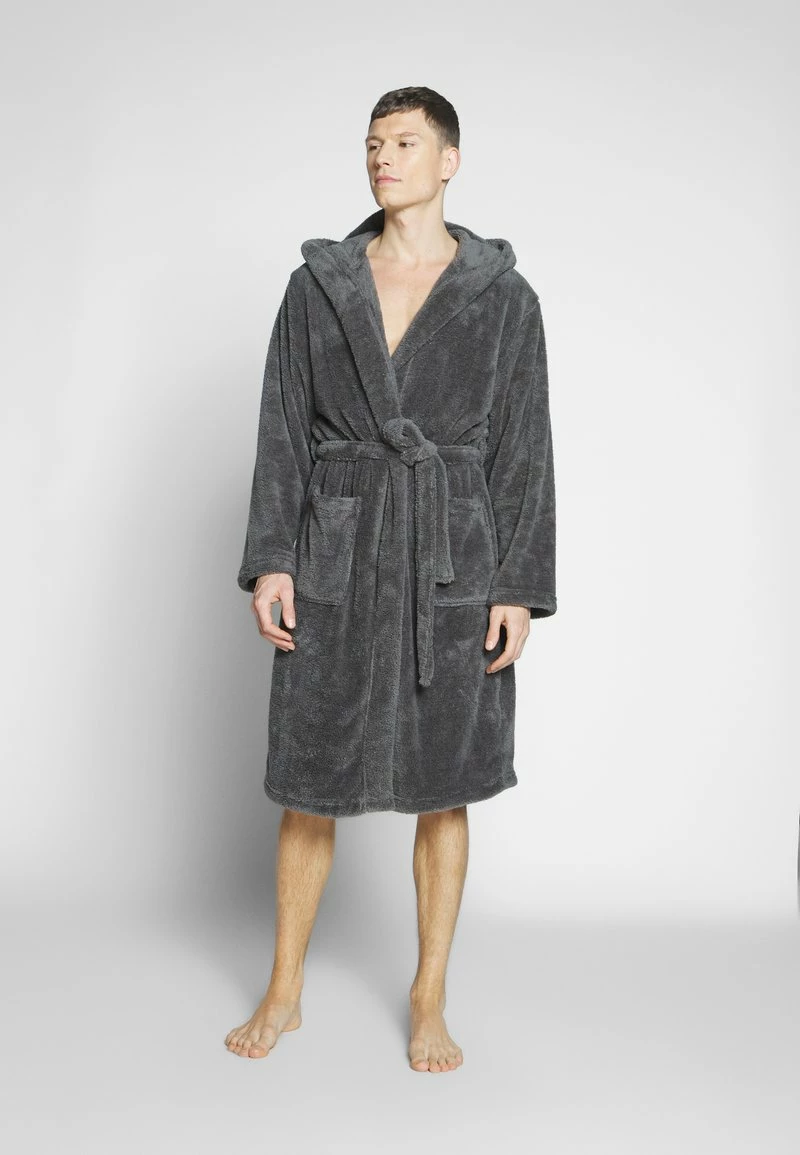 Pier One Hombre Albornoz - Dark Gray 4 Pier One Hombre Albornoz - Dark Gray - Imagen 2