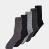 Pier One Hombre 5 PACK - Calcetines - Grey