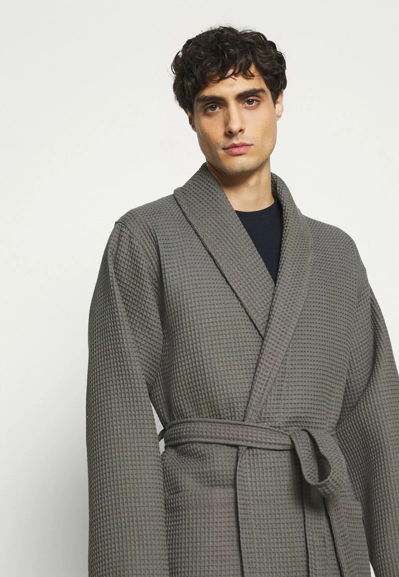 Pier One Hombre Albornoz - Dark Grey 7 Pier One Hombre Albornoz - Dark Grey - Imagen 5