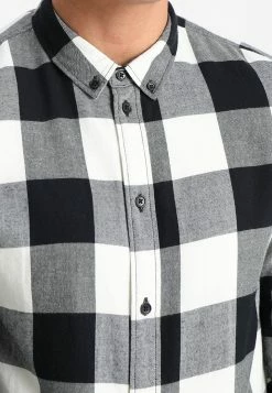 Pier One Hombre Camisa - Black/white -PIER ONE Ventas 792202892c924927b2989305ff572f55
