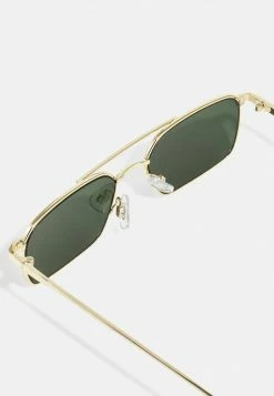 Pier One Unisexo UNISEX - Gafas De Sol - Gold-coloured/green -PIER ONE Ventas 7ab1740e12cb4abd832141f4d011f0cc
