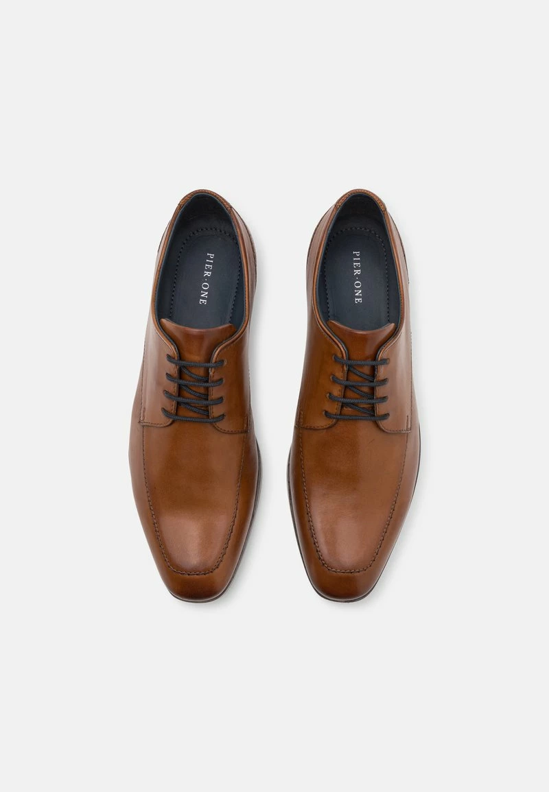 Pier One LEATHER - Zapatos De Vestir - Cognac, Hombre 6 Pier One LEATHER - Zapatos De Vestir - Cognac, Hombre - Imagen 4