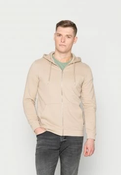 Pier One Hombre Sudadera Con Cremallera - Tan