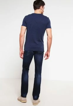 Pier One Hombre Camiseta Básica - Dark Blue Melange -PIER ONE Ventas 7fa8ea8f790149b2bd2d4d062575b83b