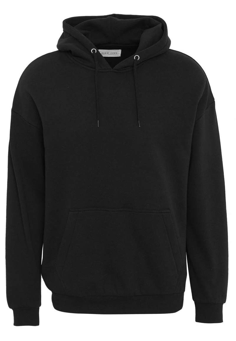 Pier One Hombre PLAIN SKATER HOODY - Jersey Con Capucha - Black 6 Pier One Hombre PLAIN SKATER HOODY - Jersey Con Capucha - Black - Imagen 4