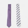 Pier One Hombre 2 PACK - Corbata - Off-white/mauve -PIER ONE Ventas 843121dd01e44d7e9ddb8dd7236dadc7