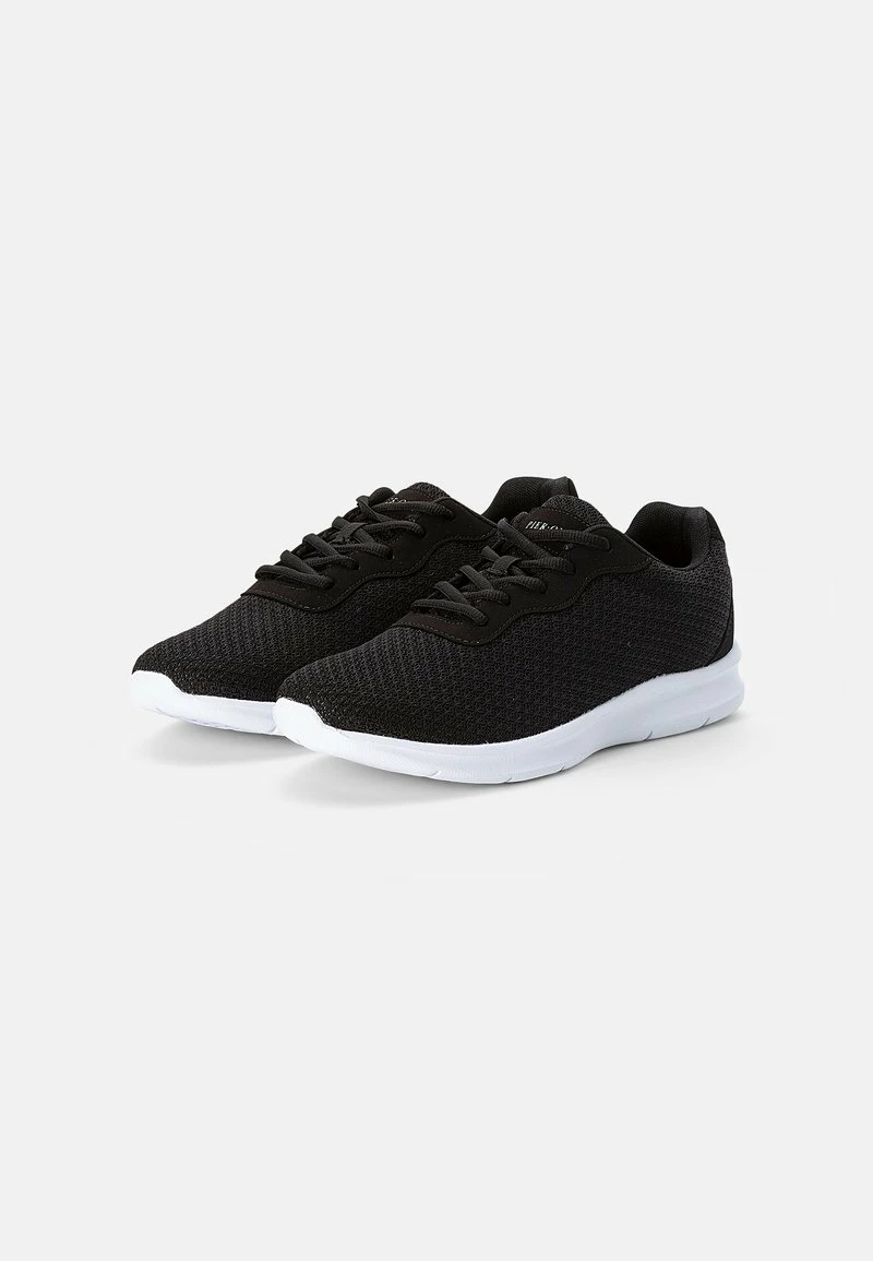 Pier One Unisexo Zapatillas - Black White 4 Pier One Unisexo Zapatillas - Black White - Imagen 2