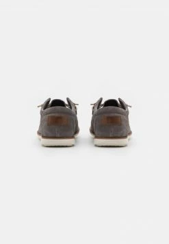Pier One LEATHER - Zapatos Con Cordones - Grey, Hombre -PIER ONE Ventas 8521d48fd8504a29baeb6b256c6d92cf