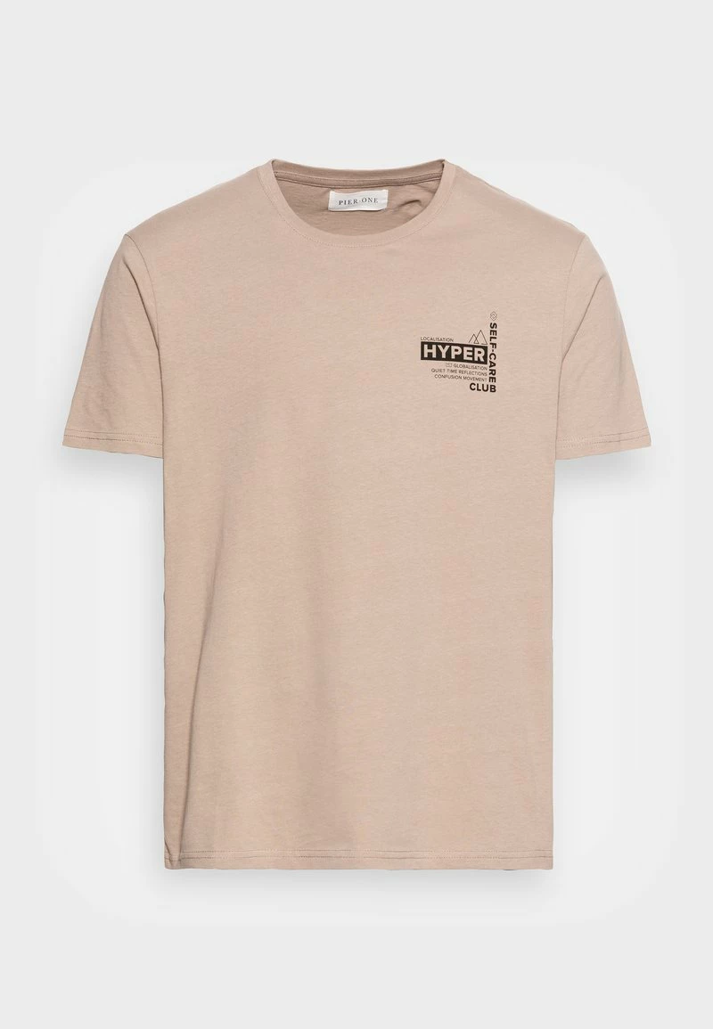 Pier One Hombre Camiseta Estampada - Light Brown 6 Pier One Hombre Camiseta Estampada - Light Brown - Imagen 4