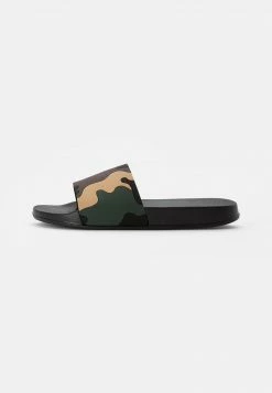 Pier One Unisexo UNISEX - Chanclas De Baño - Black Olive