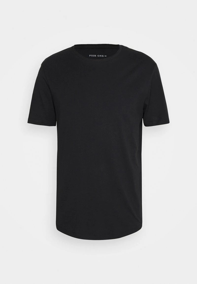 Pier One Hombre 2 PACK - Camiseta Básica - Black/khaki 5 Pier One Hombre 2 PACK - Camiseta Básica - Black/khaki - Imagen 3