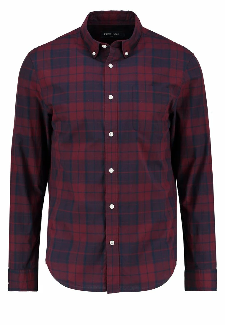 Pier One Hombre Camisa - Dark Blue/bordeaux 8 Pier One Hombre Camisa - Dark Blue/bordeaux - Imagen 6