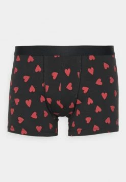 Pier One Hombre VALENTINE'S HEARTS BOXERS 2PACK - Culotte - Black/red -PIER ONE Ventas 93316f46d702497bbb3a53fc4bfe5545
