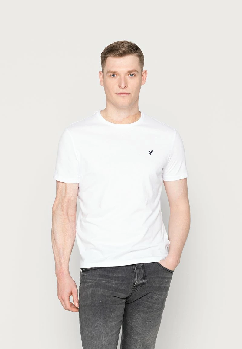 Pier One Hombre WITH BIRD STRAIGHT 5 PACK - Camiseta Básica - White/green/bordeaux/black/beige 7 Pier One Hombre WITH BIRD STRAIGHT 5 PACK - Camiseta Básica - White/green/bordeaux/black/beige - Imagen 5