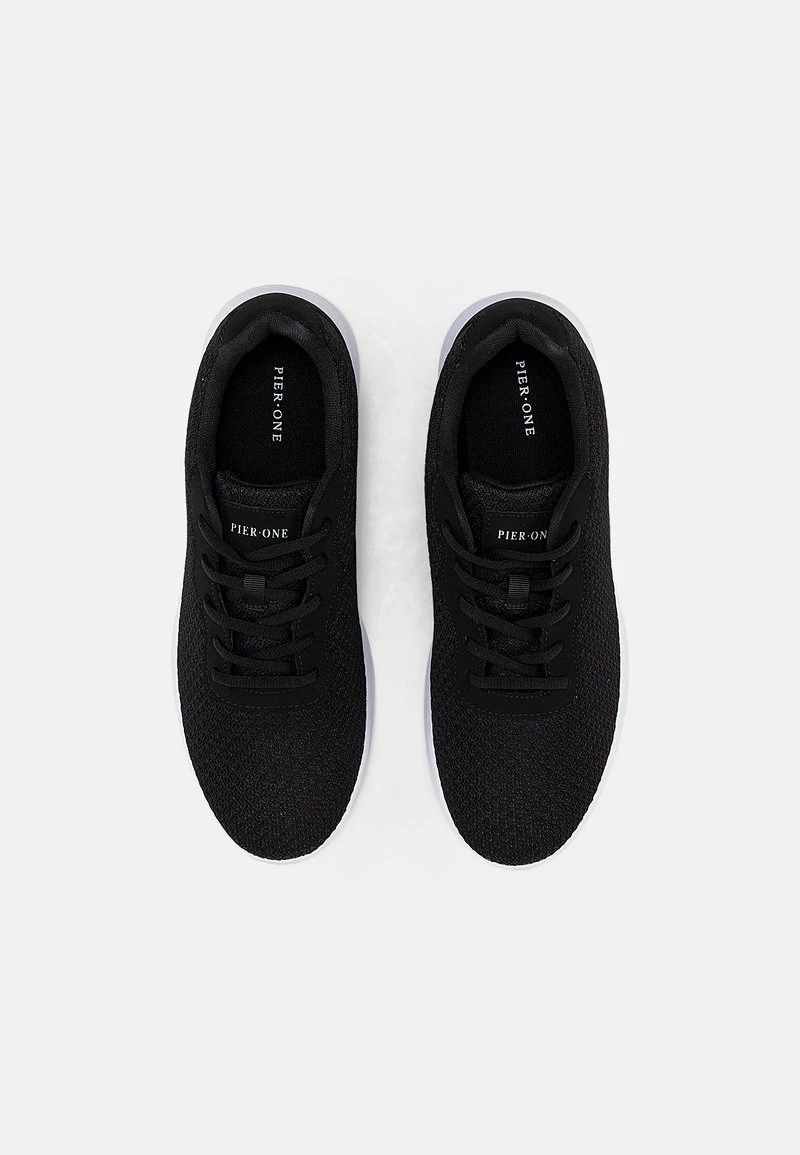 Pier One Unisexo Zapatillas - Black White 6 Pier One Unisexo Zapatillas - Black White - Imagen 4