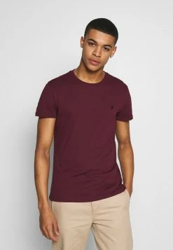 Pier One Hombre Camiseta Básica - Bordeaux