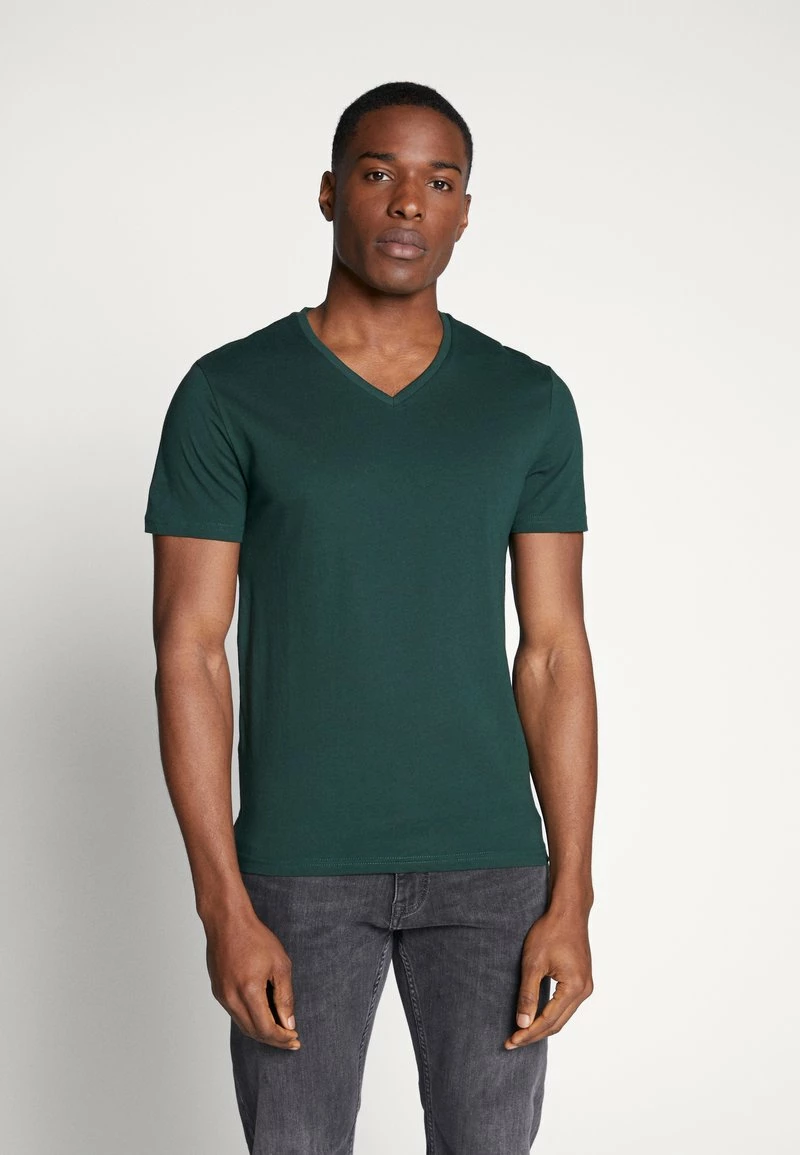 Pier One Hombre 3 PACK - Camiseta Básica - Black, Grey, Green 5 Pier One Hombre 3 PACK - Camiseta Básica - Black, Grey, Green - Imagen 3