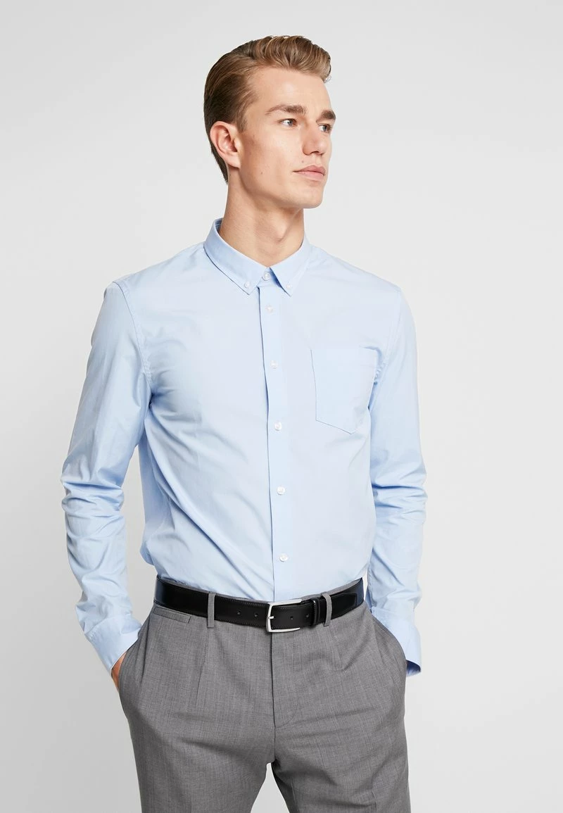 Pier One Hombre 2 PACK - Camisa Elegante - White/light Blue 4 Pier One Hombre 2 PACK - Camisa Elegante - White/light Blue - Imagen 2