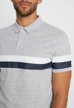 Pier One Hombre Polo - Mottled Light Grey -PIER ONE Ventas 96cabf54fa42483eaa7d44be20422bc8