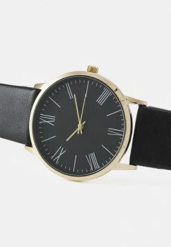 Pier One Unisexo Reloj - Black/gold-coloured -PIER ONE Ventas 97fe044a1e444aa88a030dd54d6267a3