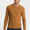 Pier One Hombre Jersey De Punto - Mottled Dark Yellow