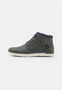 Pier One Hombre Zapatillas Altas - Dark Grey
