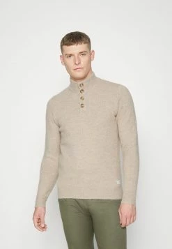 Pier One Jersey De Punto - Mottled Beige, Hombre