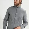 Pier One Chaqueta De Punto - Grey, Hombre