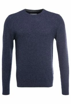 Pier One Hombre Jersey De Punto - Motled Dark Blue -PIER ONE Ventas a52de4b38e964f9499a88ba9251a691e
